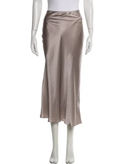 Pre-owned Sablyn Silk Midi Length Skirt