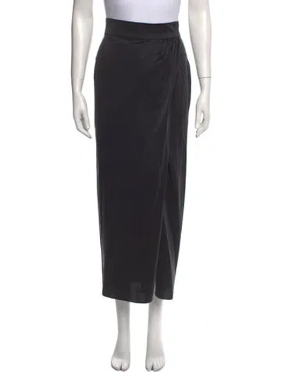 Pre-owned Sablyn Silk Midi Length Skirt In Green