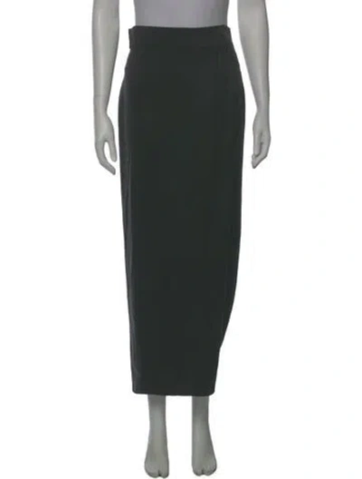 Pre-owned Sablyn Silk Midi Length Skirt In Green