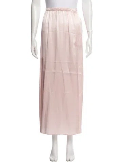 Pre-owned Sablyn Silk Midi Length Skirt In Pink