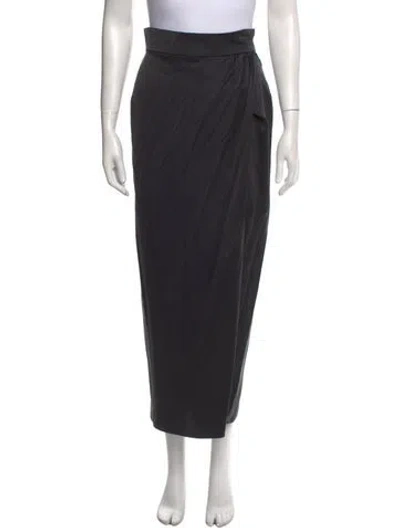 Pre-owned Sablyn Silk Midi Length Skirt W/ Tags In Black