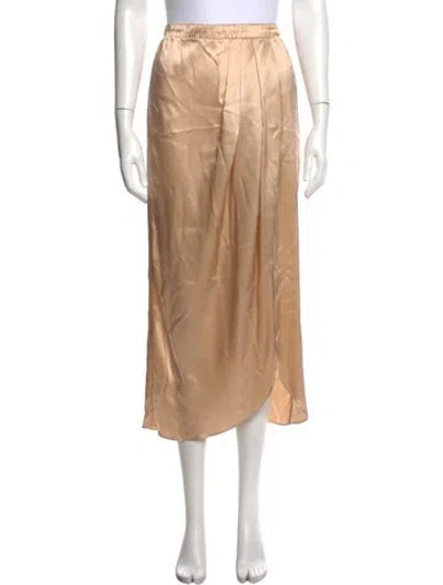 Pre-owned Sablyn Silk Midi Length Skirt W/ Tags In Neutrals