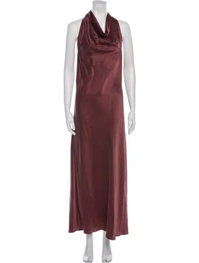 Pre-owned Sablyn Silk Mini Dress In Orange