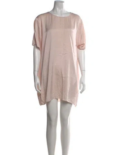 Pre-owned Sablyn Silk Mini Dress In Pink
