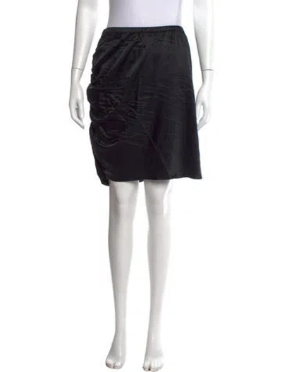 Pre-owned Sablyn Silk Mini Skirt In Black