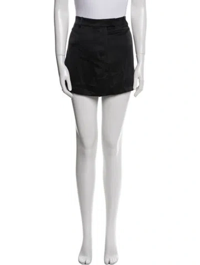 Pre-owned Sablyn Silk Mini Skirt W/ Tags In Black