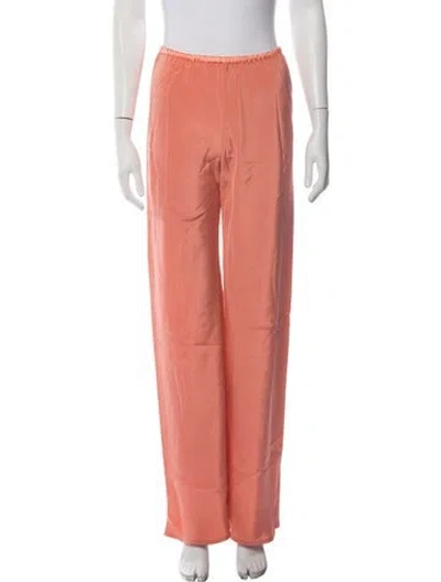 Pre-owned Sablyn Silk Pajamas In Orange