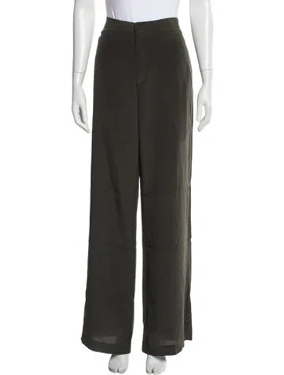 Pre-owned Sablyn Silk Skinny Leg Pants In Black
