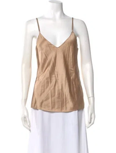 Pre-owned Sablyn Silk V-neck Top