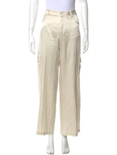 Pre-owned Sablyn Silk Wide Leg Pants
