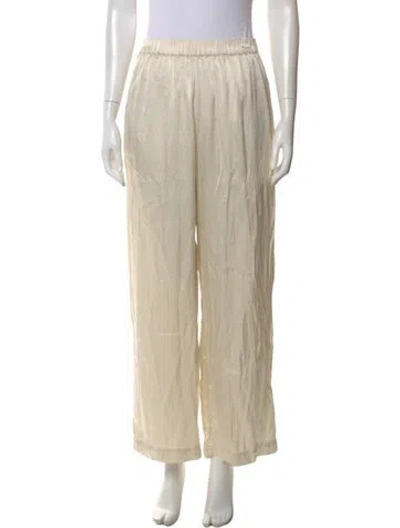 Pre-owned Sablyn Silk Wide Leg Pants