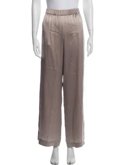 Pre-owned Sablyn Silk Wide Leg Pants