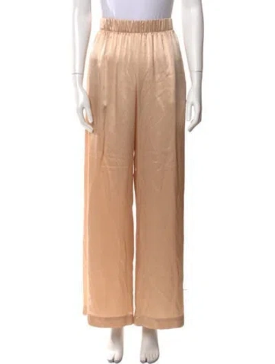 Pre-owned Sablyn Silk Wide Leg Pants W/ Tags In Neutral