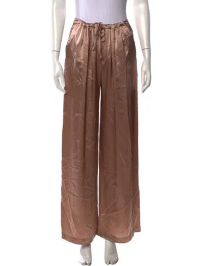 Pre-owned Sablyn Silk Wide Leg Pants W/ Tags In Neutrals