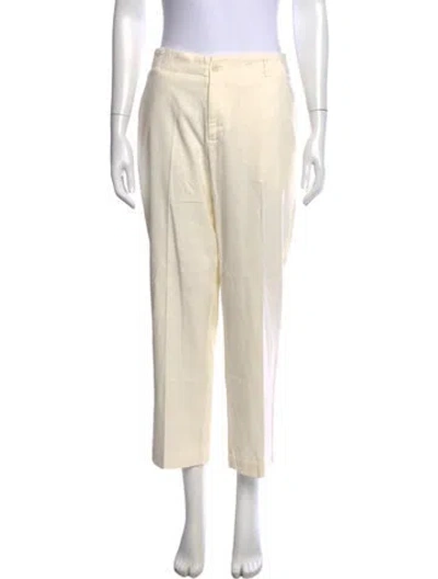 Pre-owned Sablyn Straight Leg Pants In Neutral