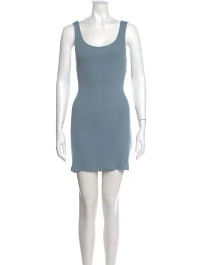 Pre-owned Sablyn Striped Mini Dress In Blue