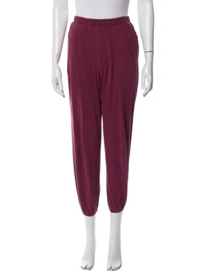 Pre-owned Sablyn Sweatpants In Burgundy