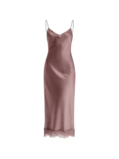 Sablyn Taylor Lace V-neck Dress In Pink