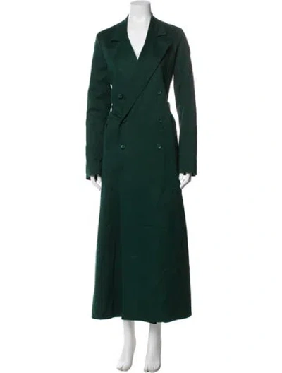 Pre-owned Sablyn Trench Coat In Green
