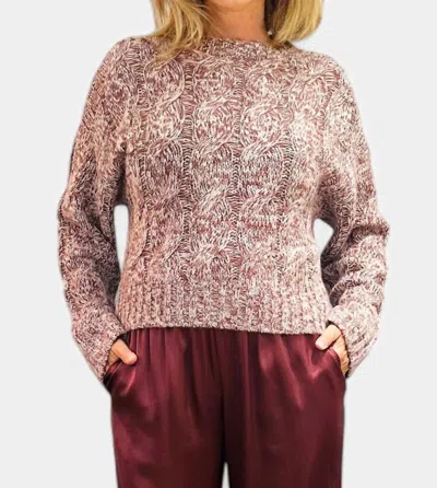 Sablyn Tristan Cable Knit Sweater In Cimarron In Multi