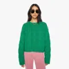 SABLYN TRISTAN CABLE KNIT SWEATER NEPTUNE IN GREEN - SIZE MEDIUM