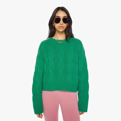 Sablyn Tristan Cable Knit Jumper Neptune In Green