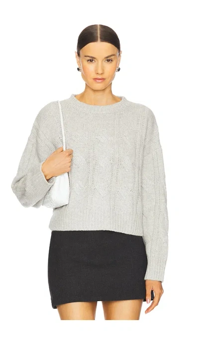 Sablyn Tristan Cashmere Sweater In 雾色