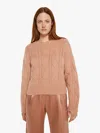 Sablyn Tristan Crewneck Pullover Deep Apricot Sweater In Multi