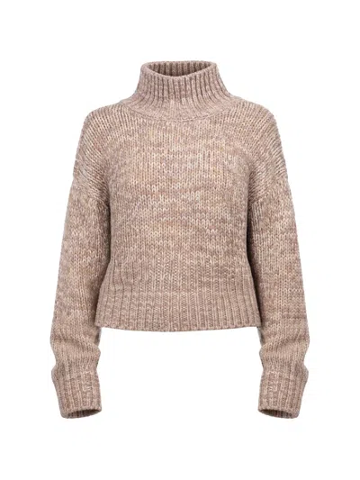 Sablyn Turtleneck Sweater In Brown