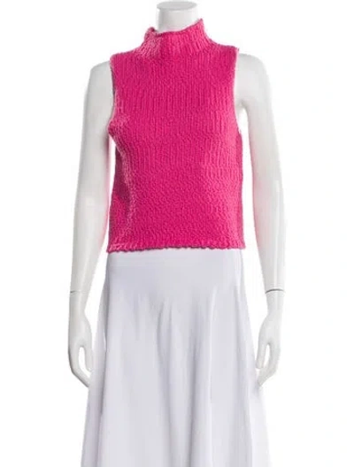 Pre-owned Sablyn Turtleneck Sweater In Pink