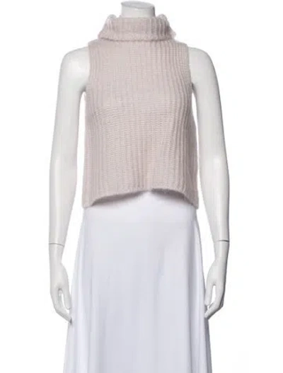 Pre-owned Sablyn Turtleneck Sweater In Pink