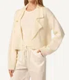 Sablyn Tyra Relaxed Collared Cardigan In Gardenia In Neutral