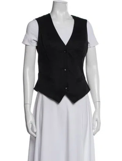 Pre-owned Sablyn Vest In Black