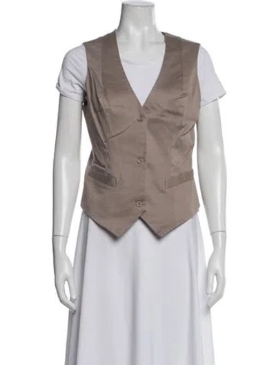 Pre-owned Sablyn Vest In Neutrals