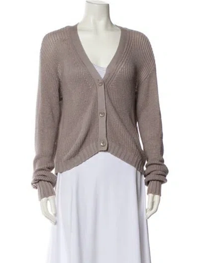 Pre-owned Sablyn V-neck Sweater In Blue
