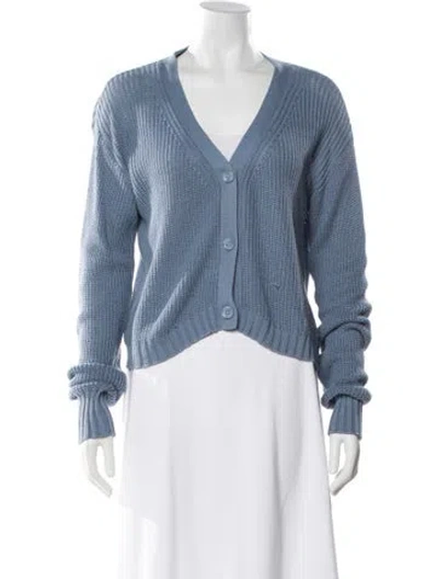Pre-owned Sablyn V-neck Sweater In Blue