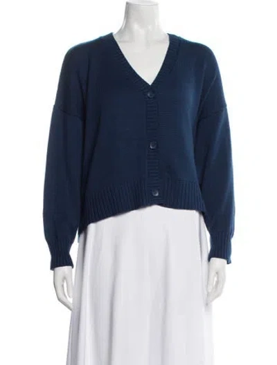 Pre-owned Sablyn V-neck Sweater In Blue