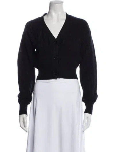 Pre-owned Sablyn V-neck Sweater In Gray