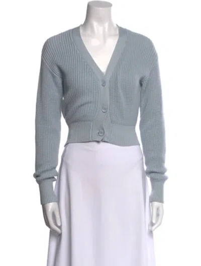 Pre-owned Sablyn V-neck Sweater In Purple