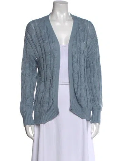 Pre-owned Sablyn V-neck Sweater W/ Tags In Blue