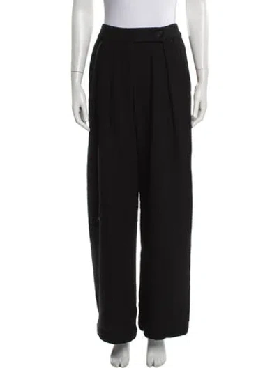 Pre-owned Sablyn Wide Leg Pants In Black