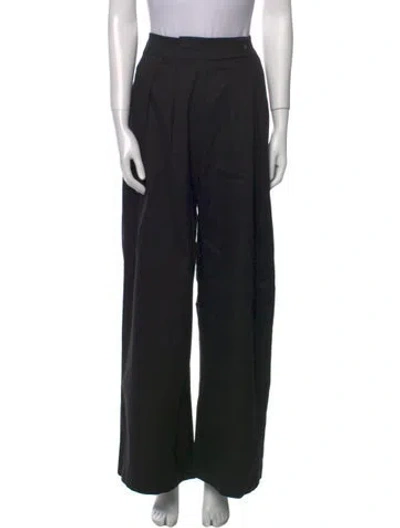 Pre-owned Sablyn Wide Leg Pants In Black