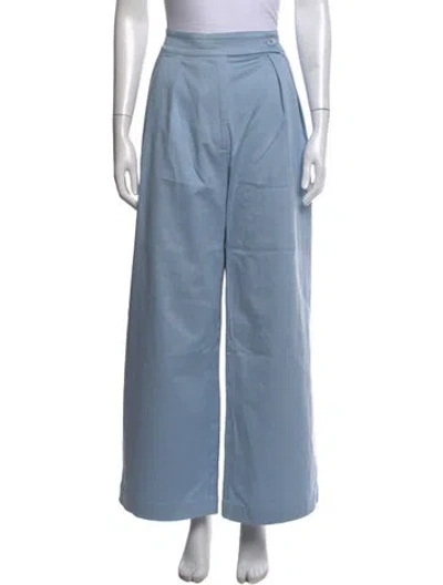 Pre-owned Sablyn Wide Leg Pants In Blue