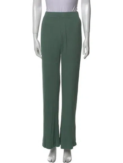 Pre-owned Sablyn Wide Leg Pants In Green