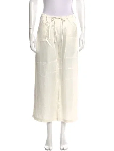 Pre-owned Sablyn Wide Leg Pants In Neutral