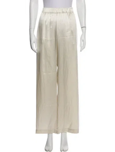 Pre-owned Sablyn Wide Leg Pants In Neutral