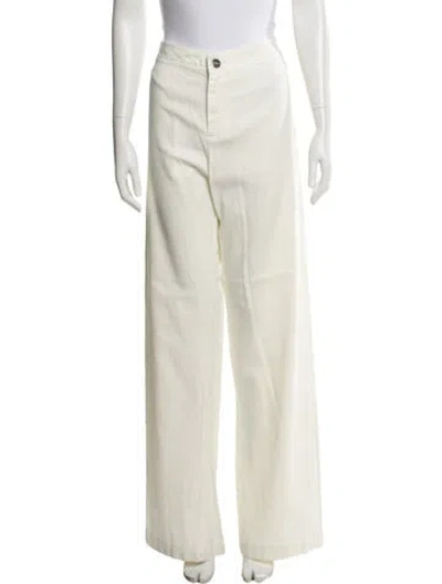 Pre-owned Sablyn Wide Leg Pants In Neutral