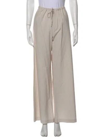 Pre-owned Sablyn Wide Leg Pants In Neutral