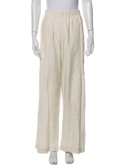 Pre-owned Sablyn Wide Leg Pants In Neutrals