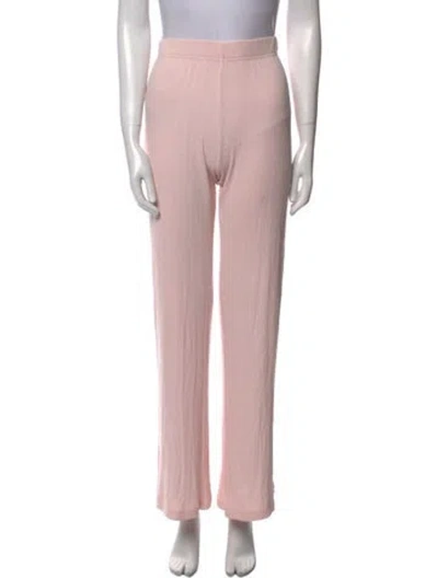 Pre-owned Sablyn Wide Leg Pants In Pink